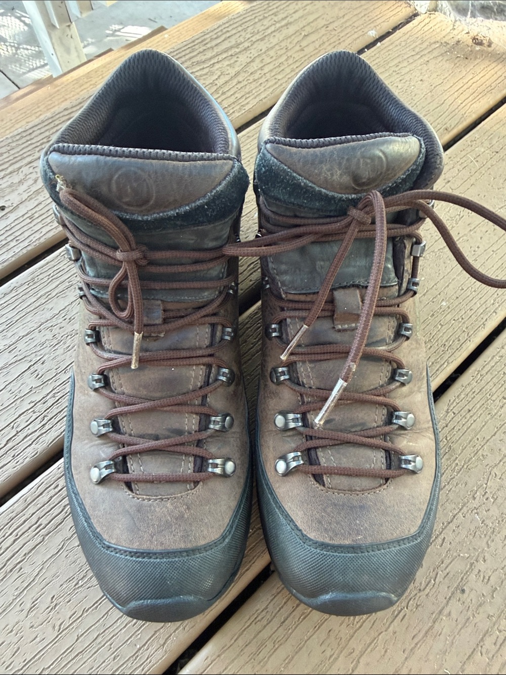 Merrell Brown Men's Hiking Boots - Lace-Up Outdoor Boots (10.5)